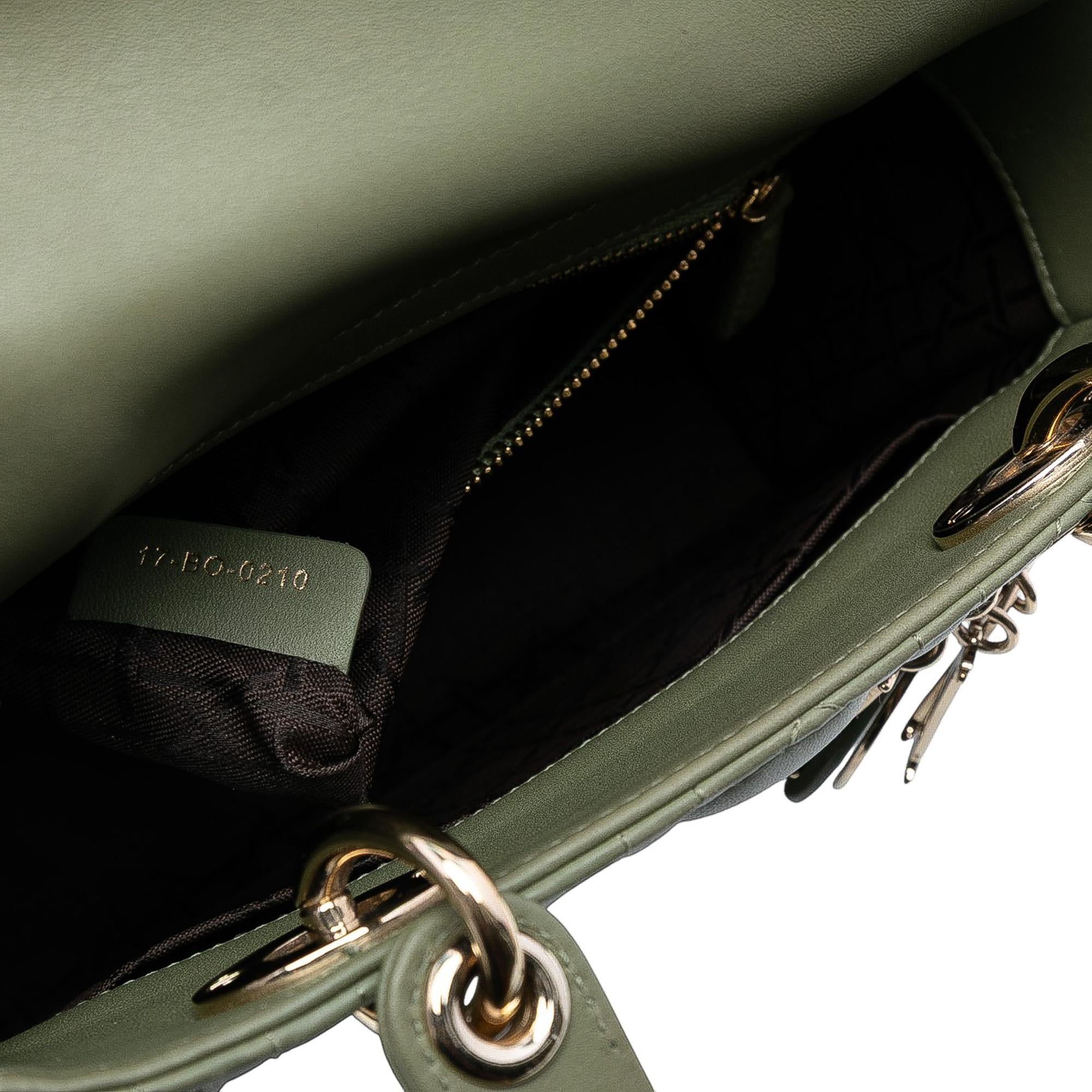 Dior Small Lambskin Cannage Lady Dior