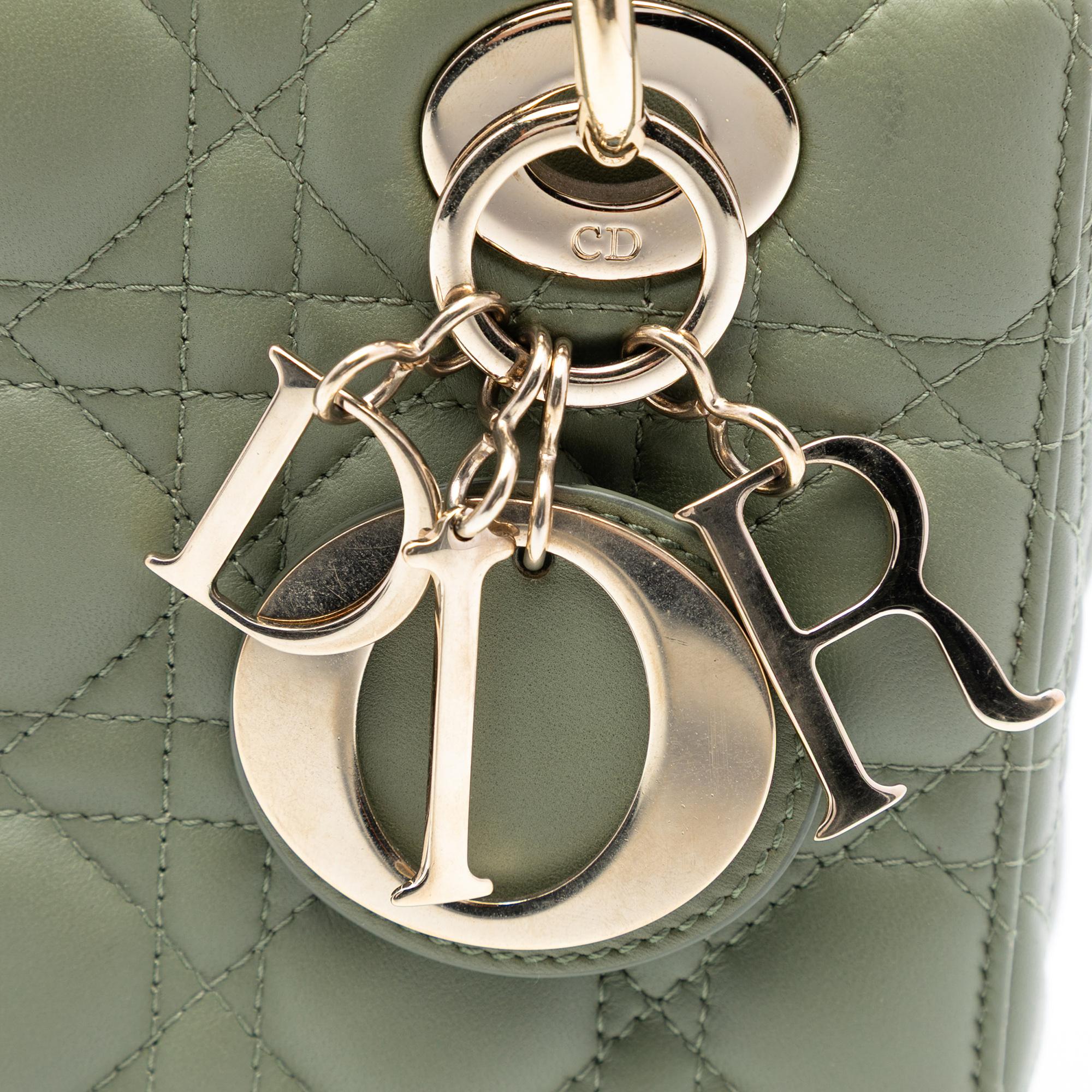 Dior Small Lambskin Cannage Lady Dior