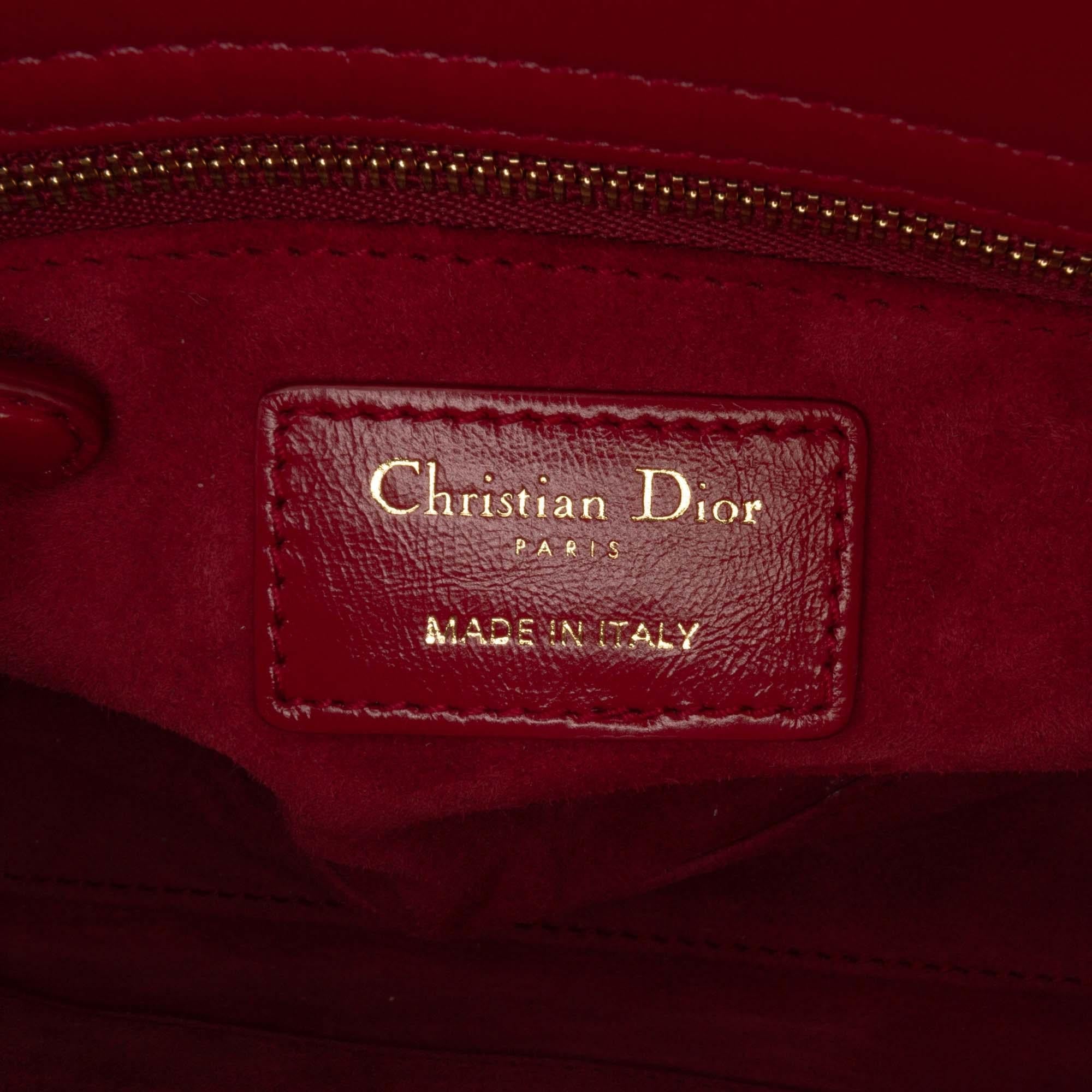 Dior Small Lambskin Cannage My ABCDior Lady Dior