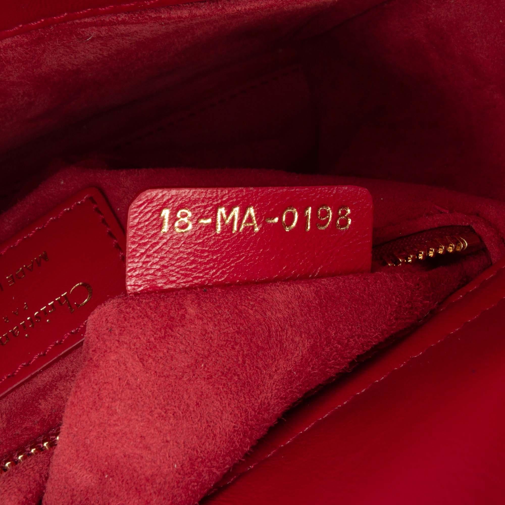 Dior Small Lambskin Cannage My ABCDior Lady Dior