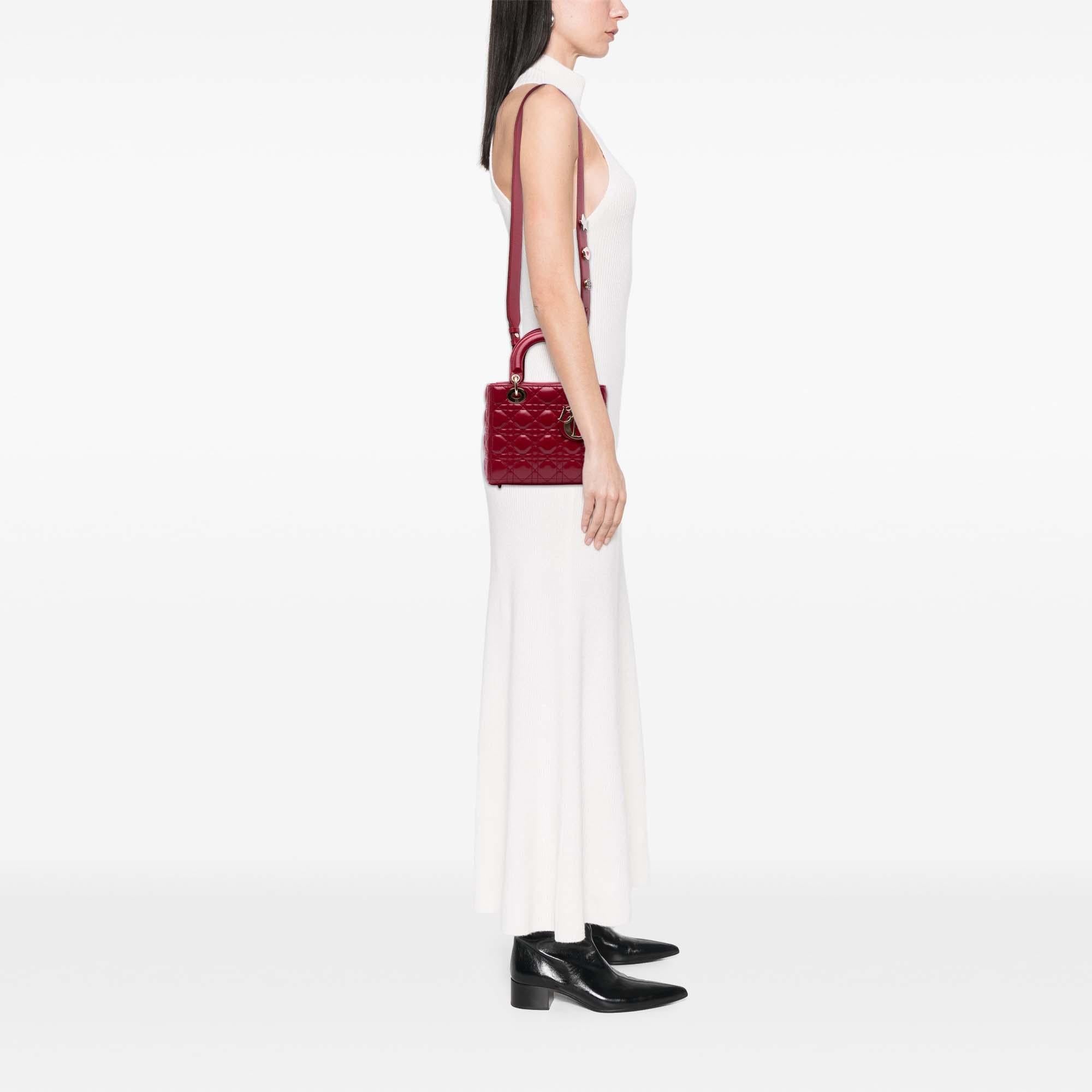 Dior Small Lambskin Cannage My ABCDior Lady Dior