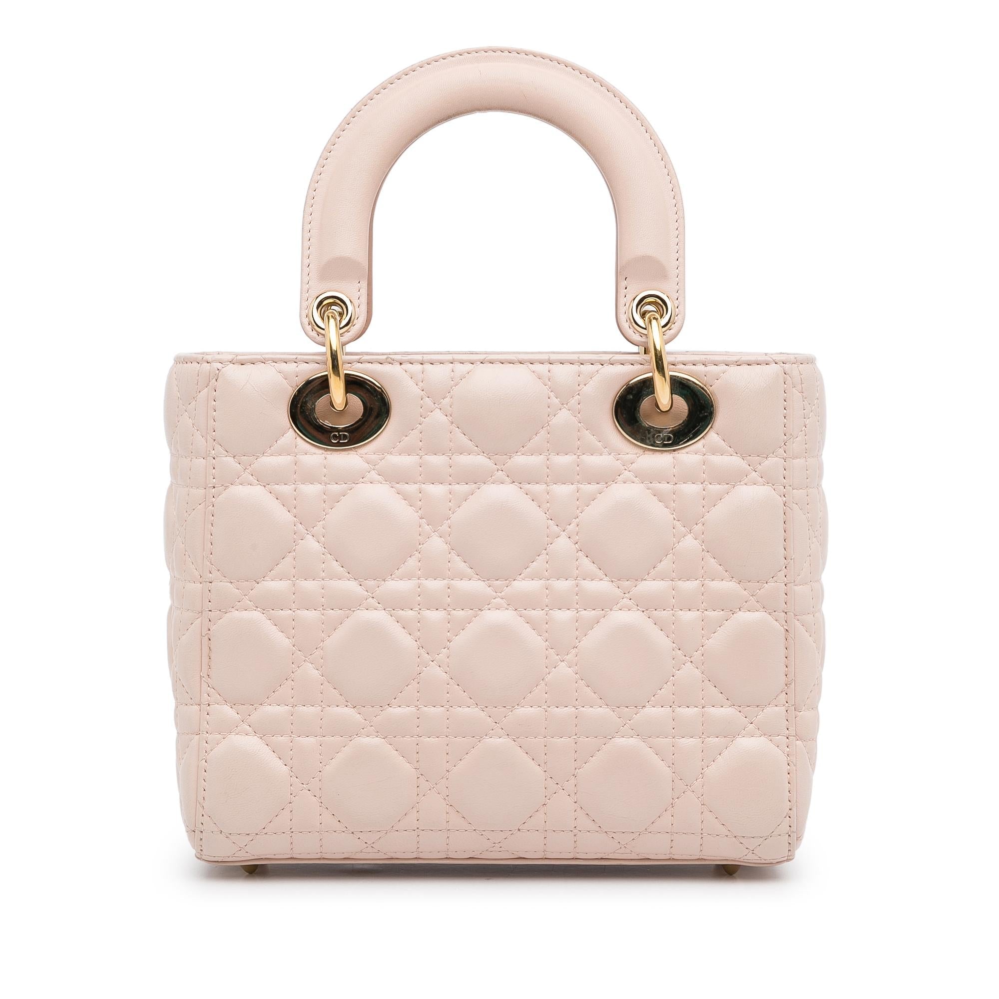 Dior Small Lambskin Cannage My ABCDior Lady Dior