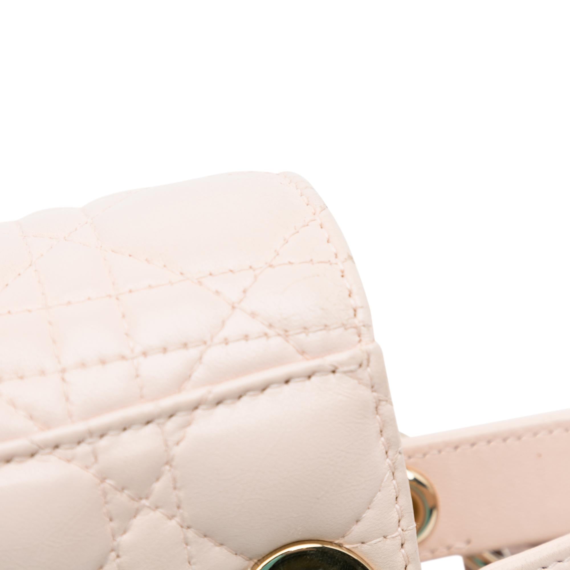 Dior Small Lambskin Cannage My ABCDior Lady Dior