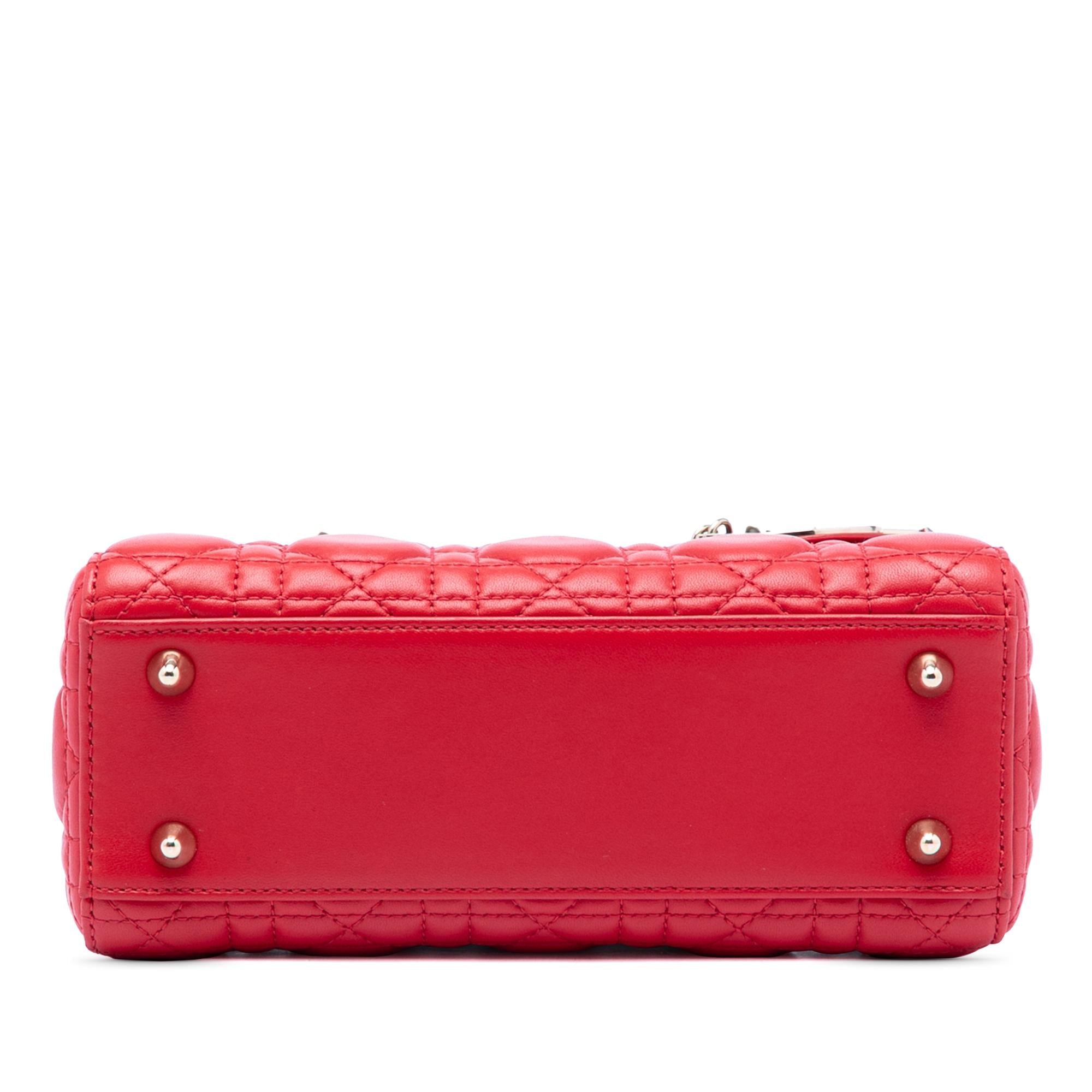 Dior Small Lambskin Cannage MyABCDior Lady Dior