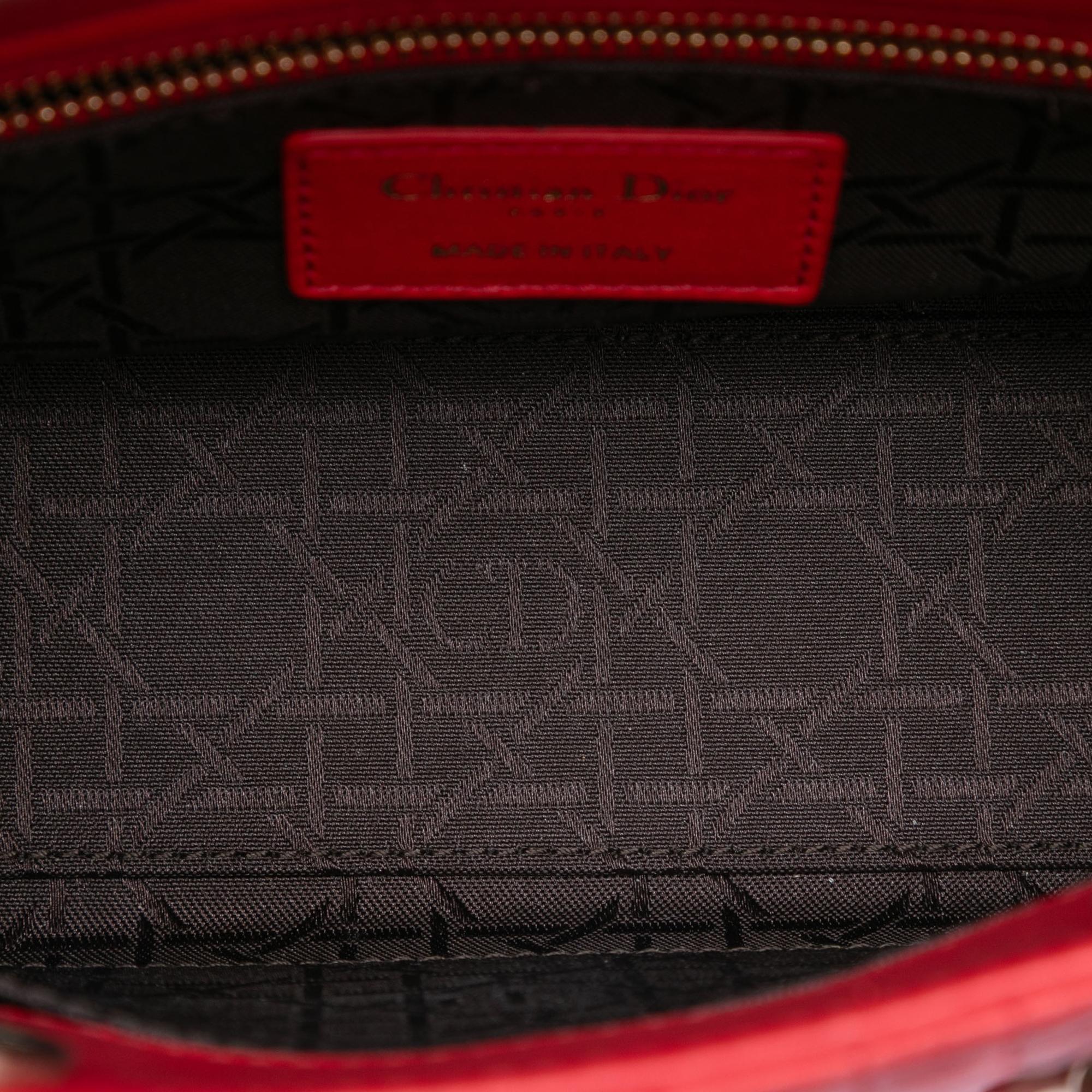 Dior Small Lambskin Cannage MyABCDior Lady Dior