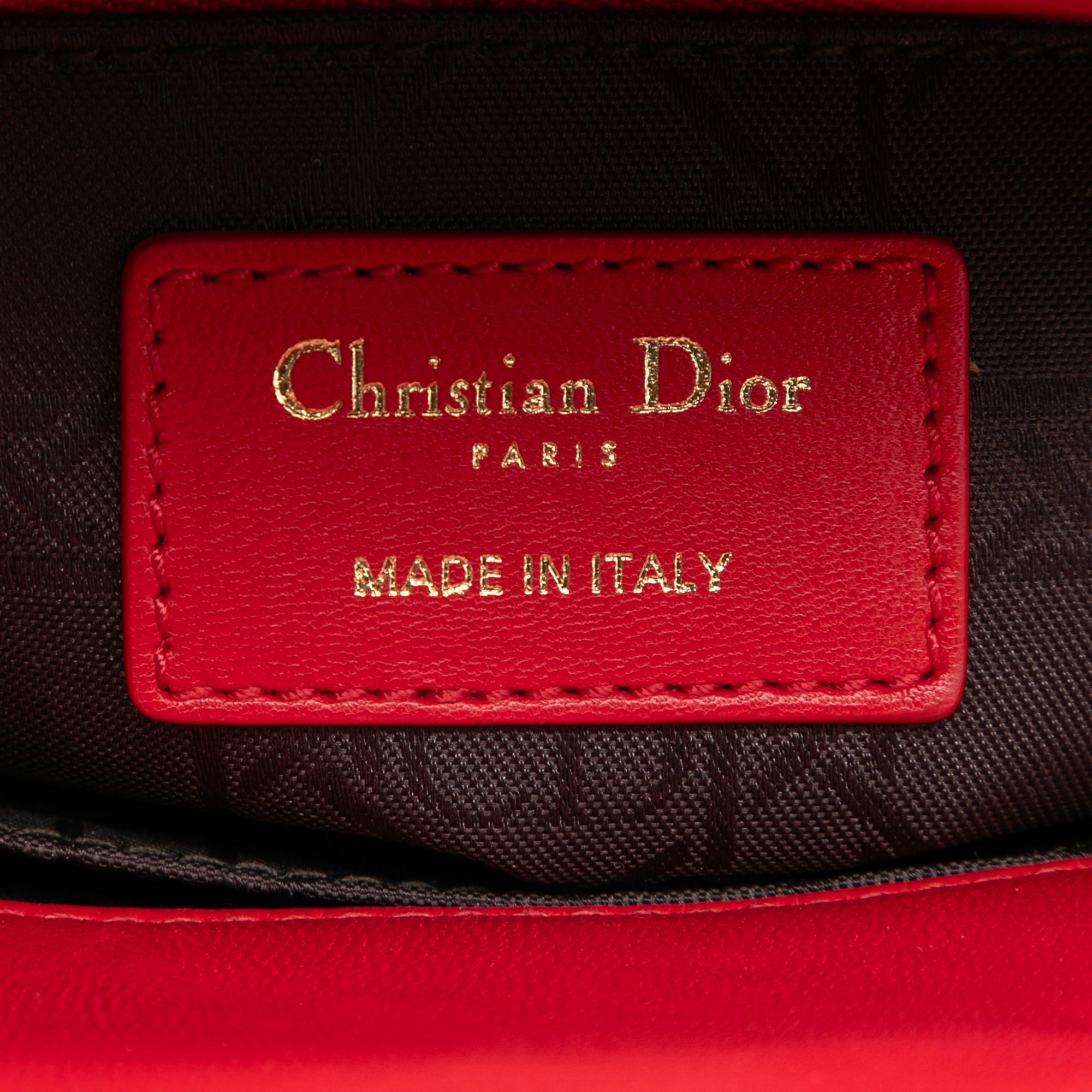 Dior Small Lambskin Cannage MyABCDior Lady Dior