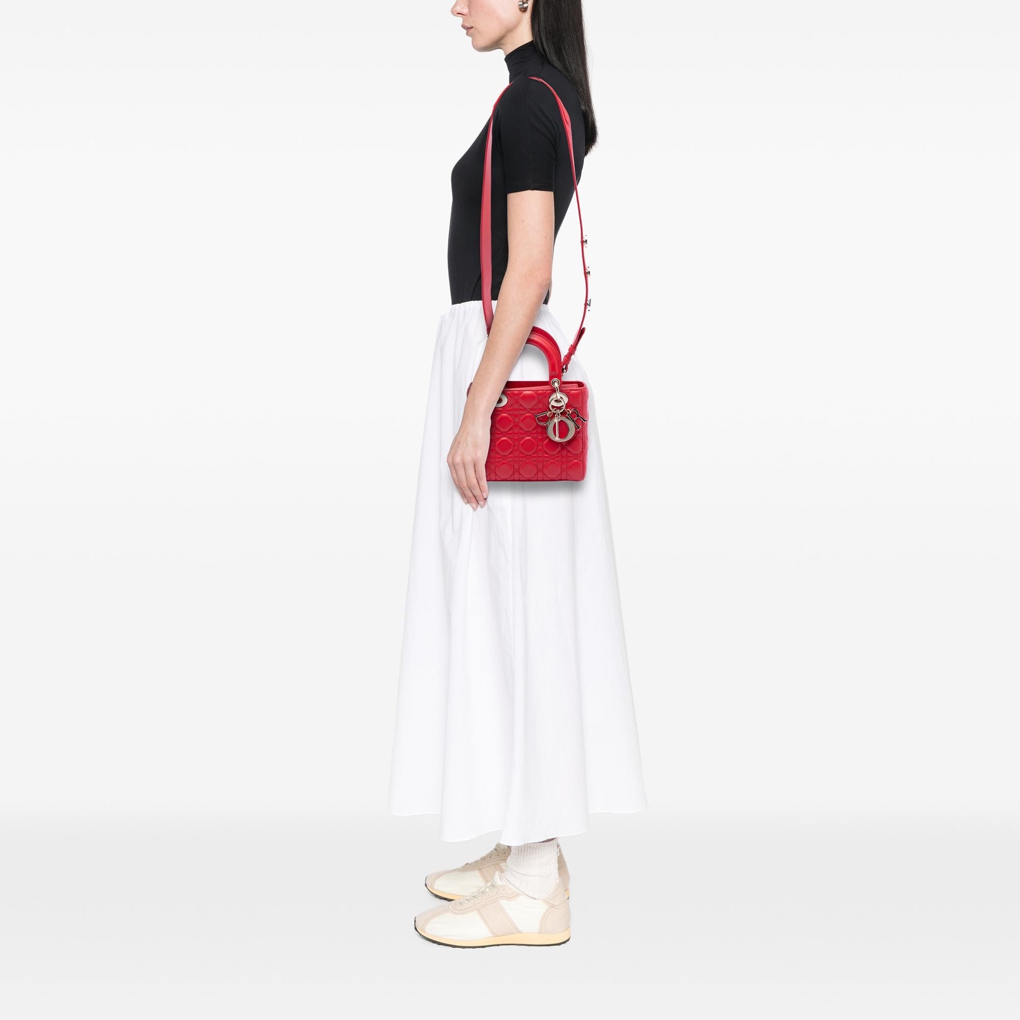 Dior Small Lambskin Cannage MyABCDior Lady Dior