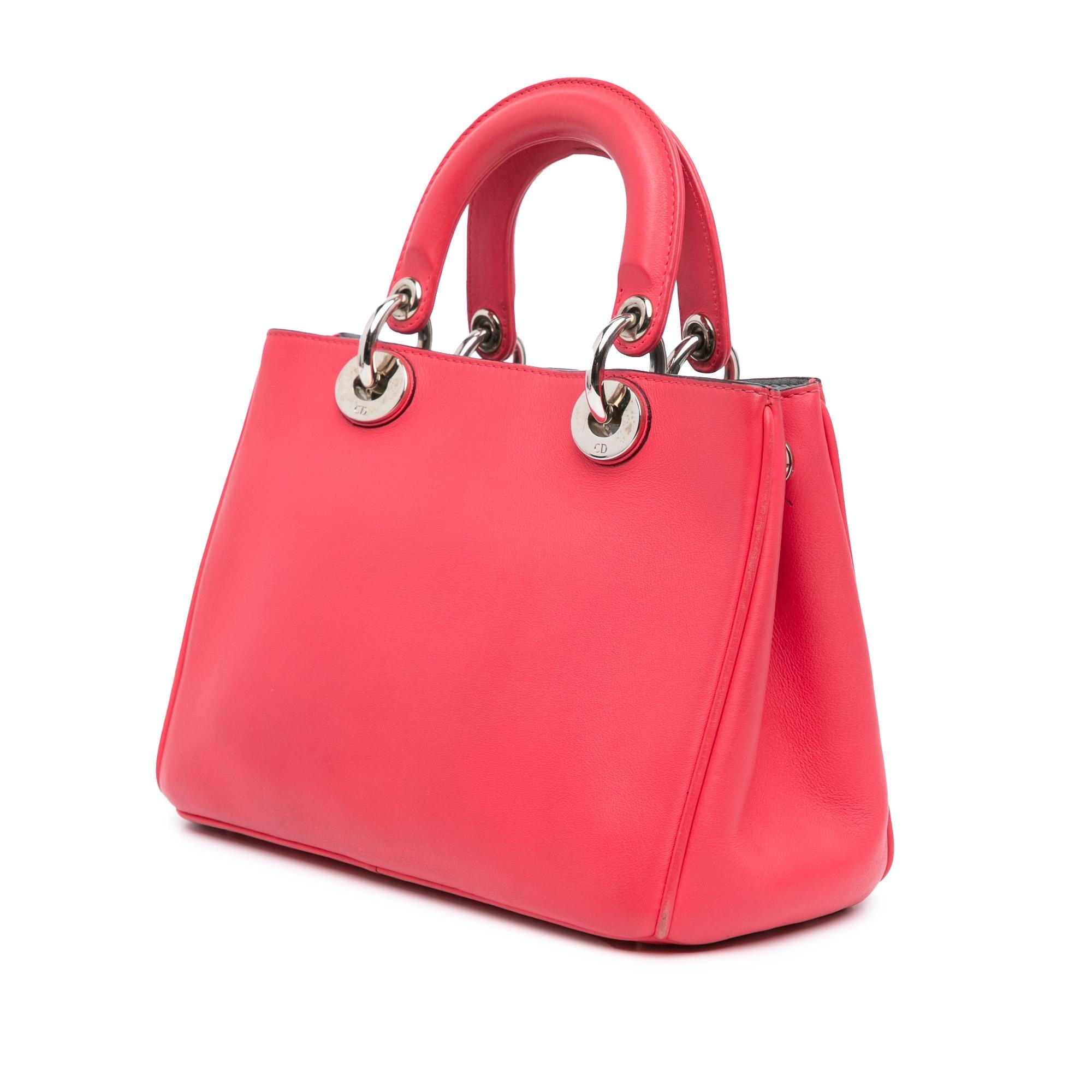 Dior Small Leather Diorissimo Satchel
