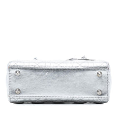 Dior Small Metallic Grained Calfskin Cannage My ABCDior Lady Dior