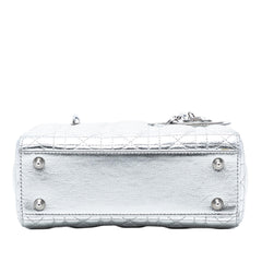 Dior Small Metallic Grained Calfskin Cannage My ABCDior Lady Dior
