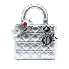 Dior Small Metallic Grained Calfskin Cannage My ABCDior Lady Dior