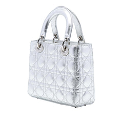 Dior Small Metallic Grained Calfskin Cannage My ABCDior Lady Dior