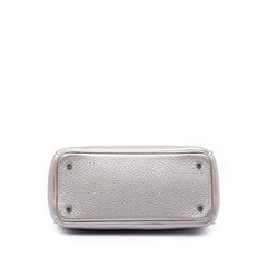 Dior Small Metallic Leather Diorissimo Satchel