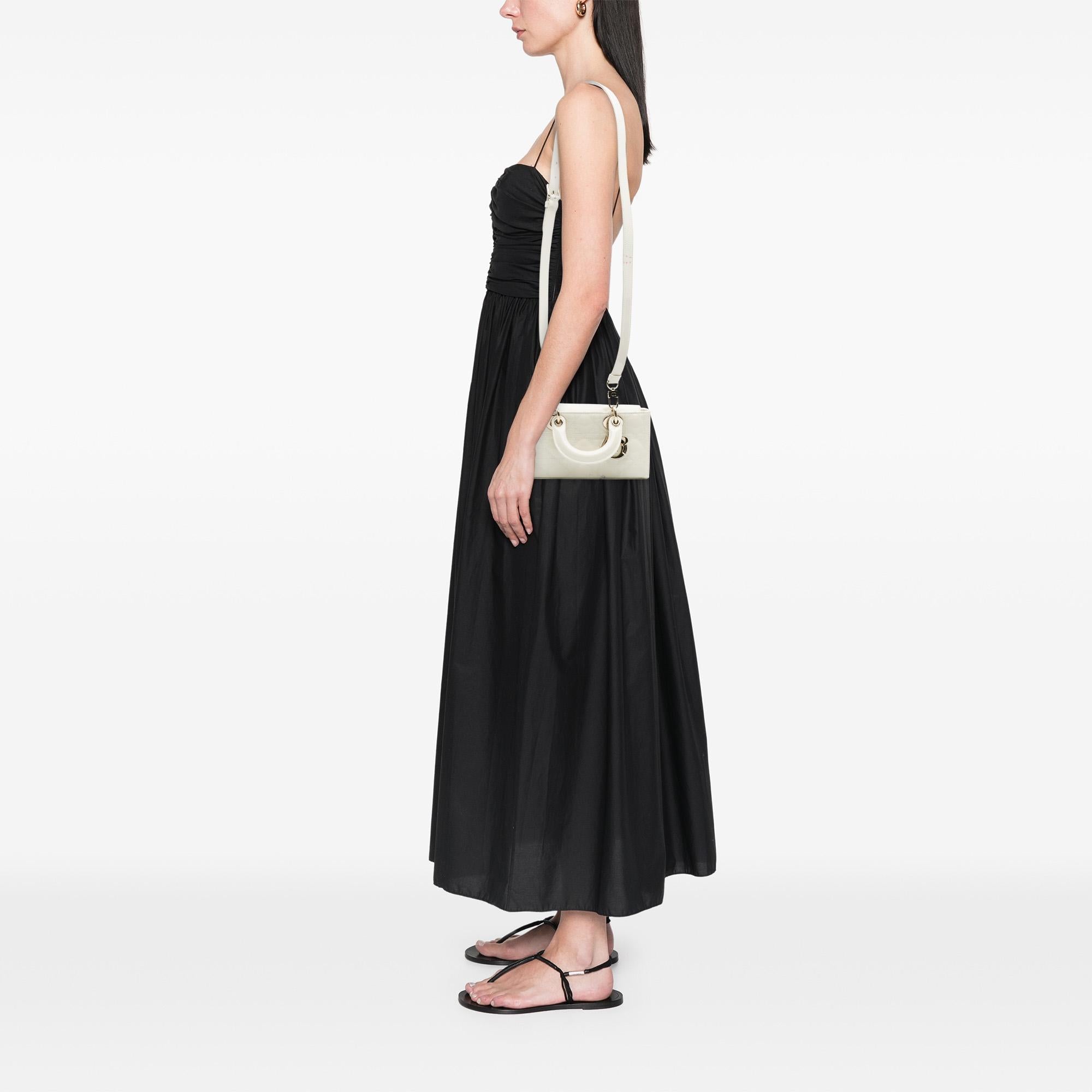 Dior Small Patent Cannage Lady D Joy