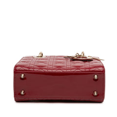 Dior Small Patent Cannage Lady Dior