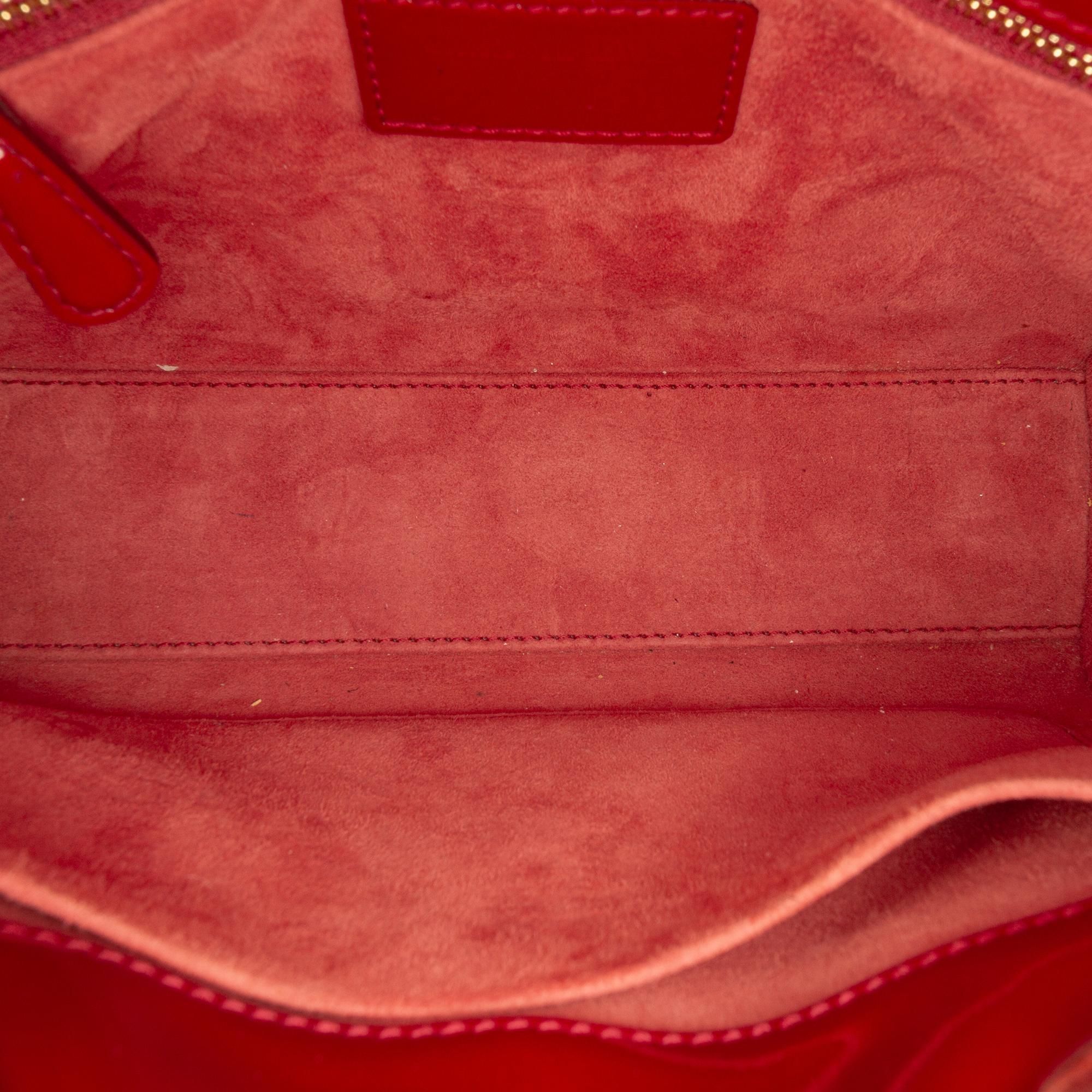 Dior Small Patent Cannage Lady Dior