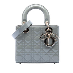Dior Small Patent Cannage Lady Dior