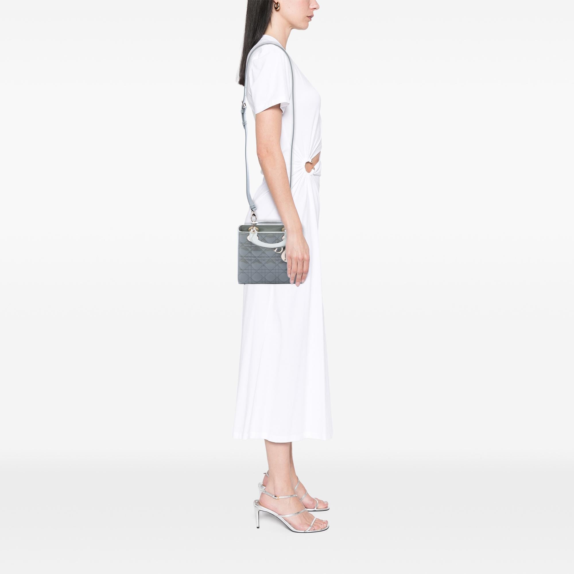 Dior Small Patent Cannage Lady Dior