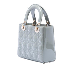 Dior Small Patent Cannage Lady Dior