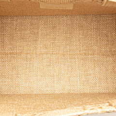 Dior Small Raffia Cannage Book Tote