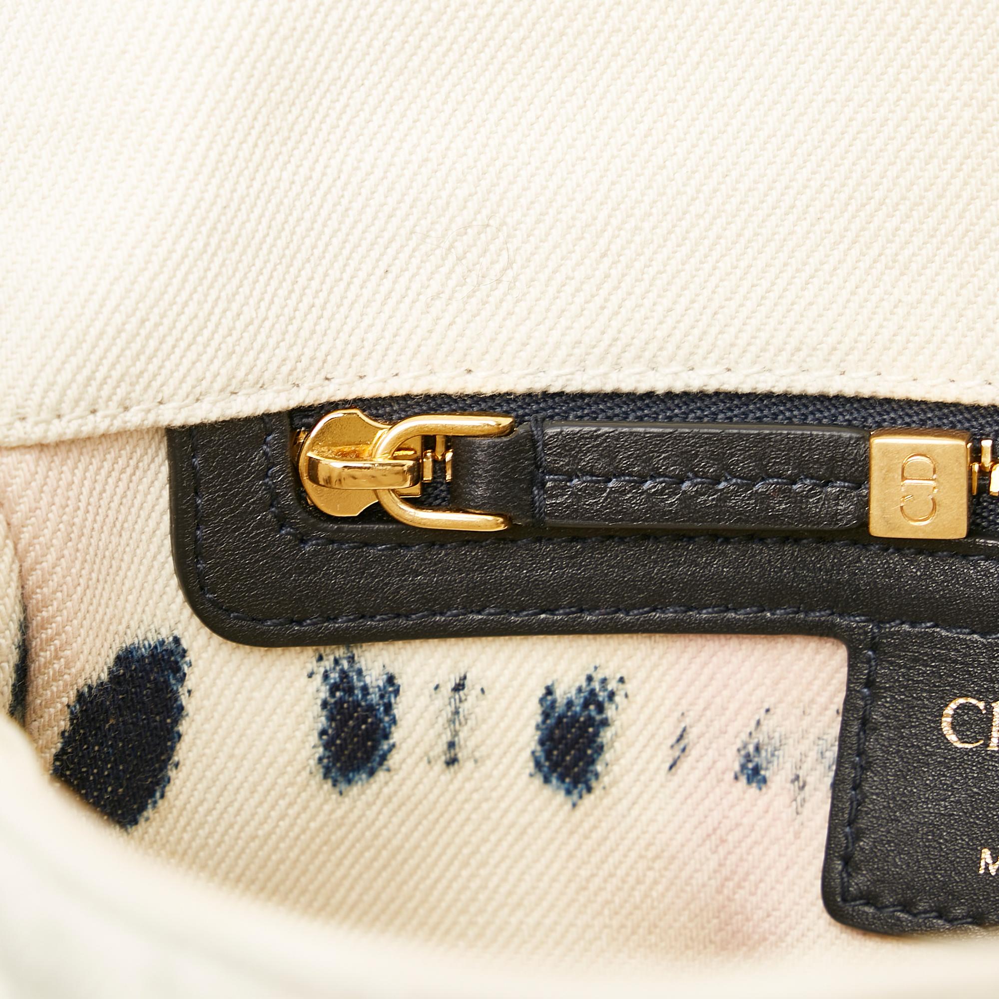 Dior Small Tie Dye Denim Caro