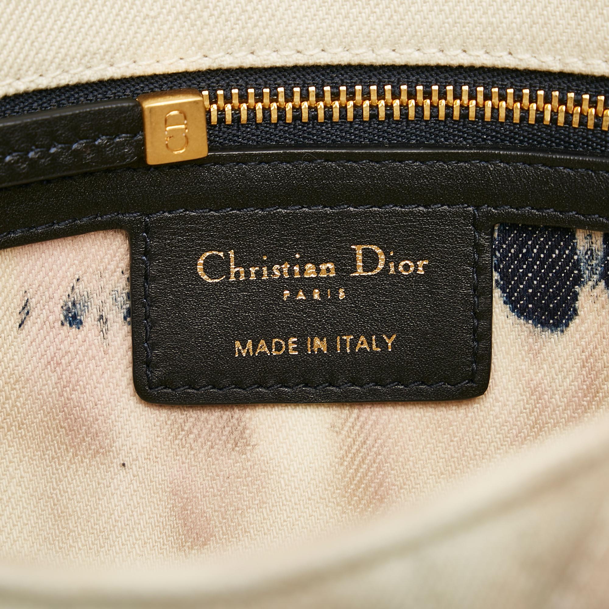 Dior Small Tie Dye Denim Caro