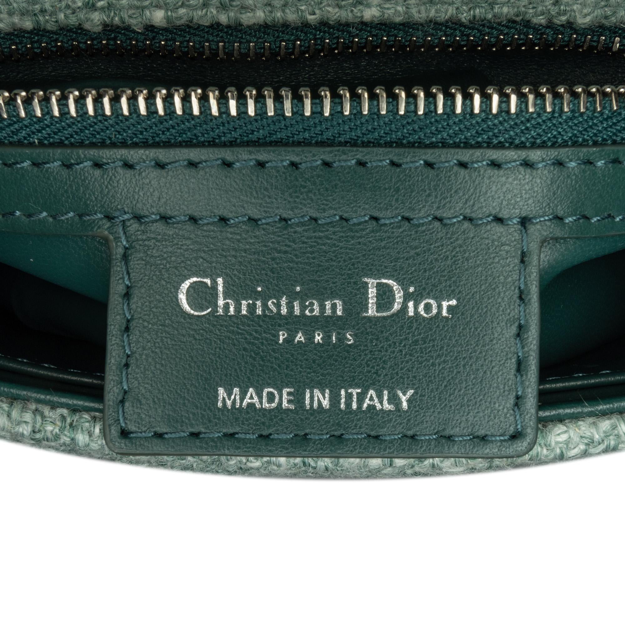 Dior Small Tweed Macrocannage Caro Bag