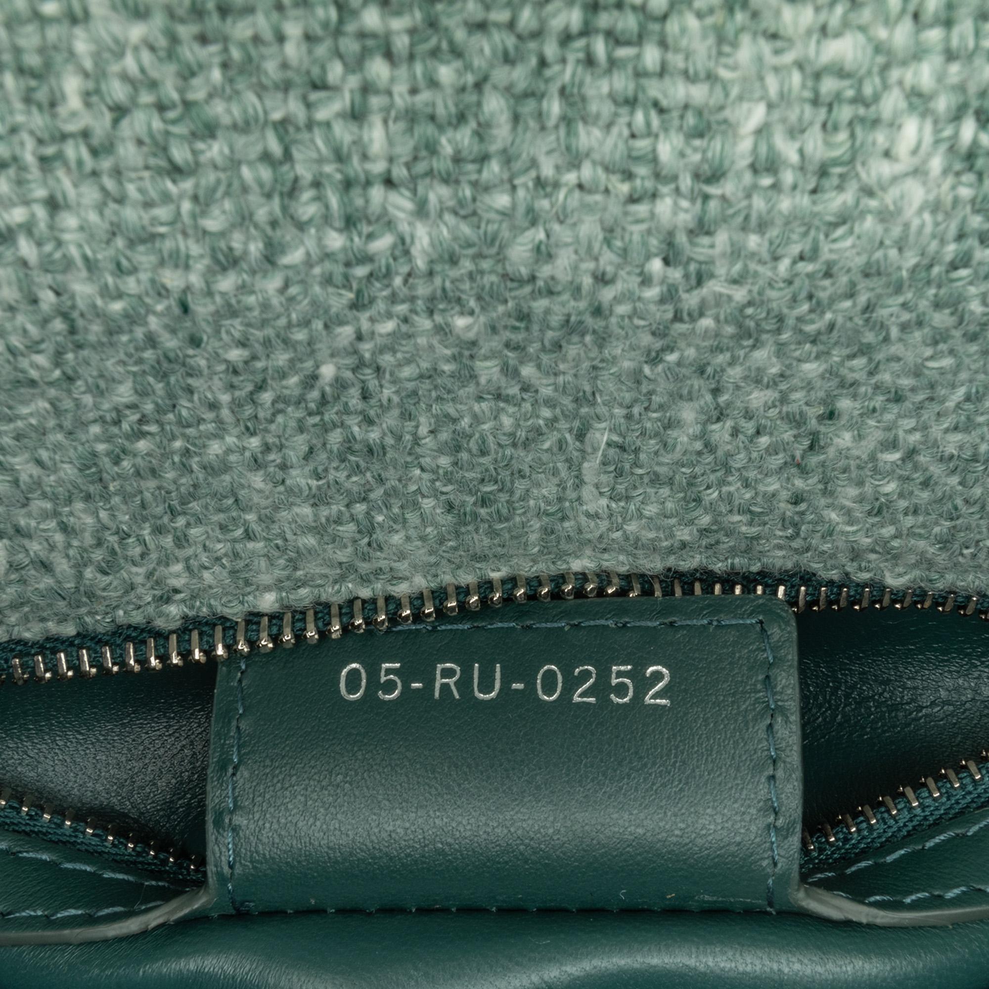 Dior Small Tweed Macrocannage Caro Bag