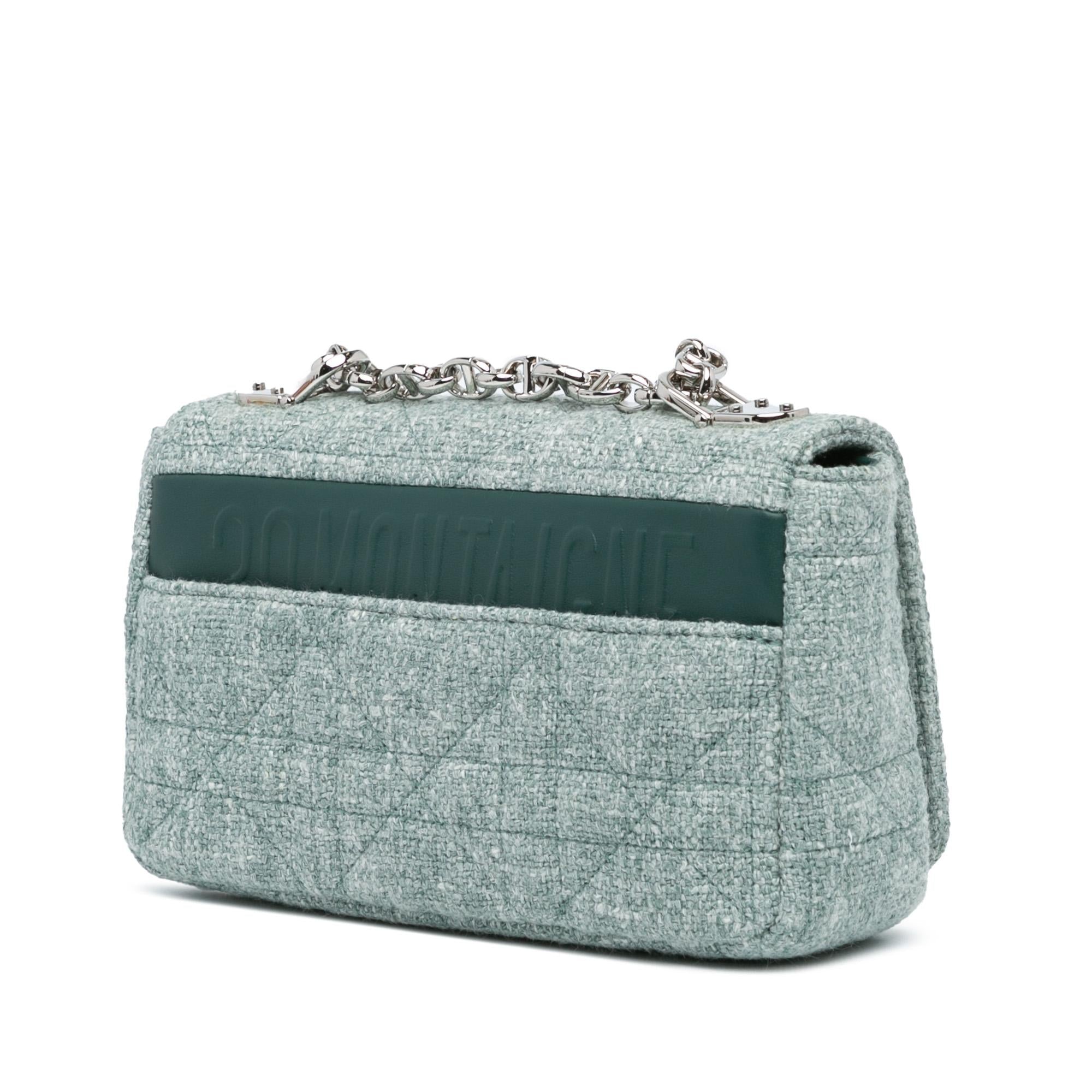 Dior Small Tweed Macrocannage Caro Bag