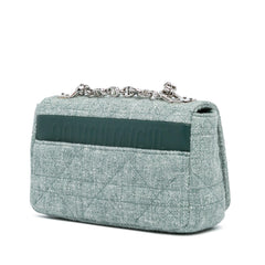 Dior Small Tweed Macrocannage Caro Bag