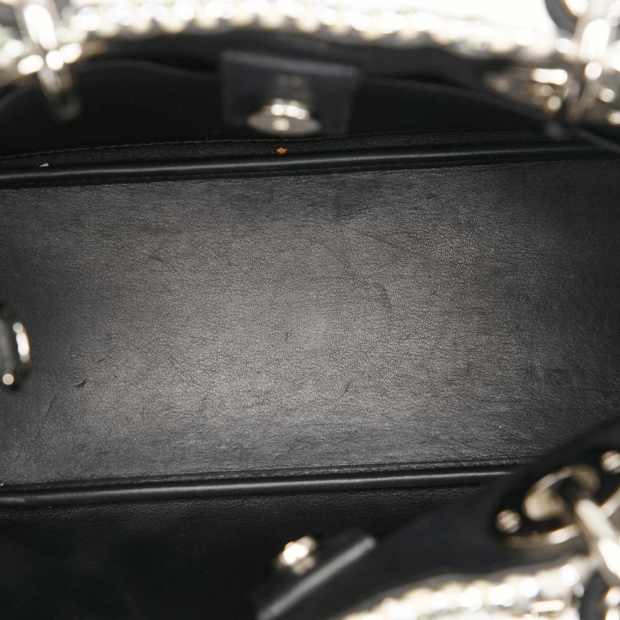 Dior Small Tweed Patch Diorissimo Tote
