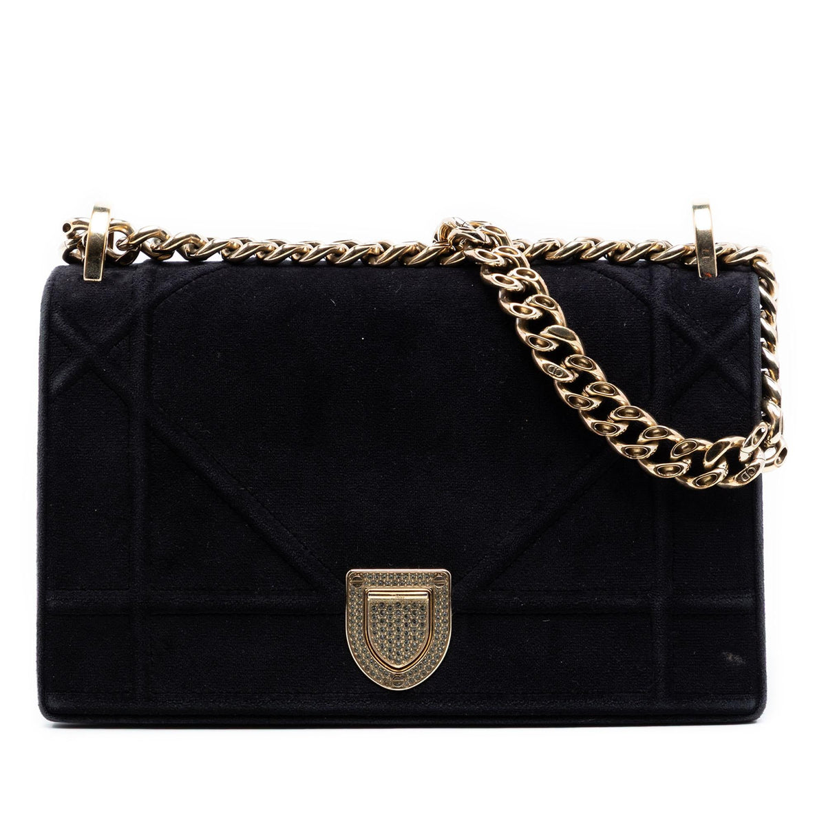 Dior Small Velvet Diorama Flap