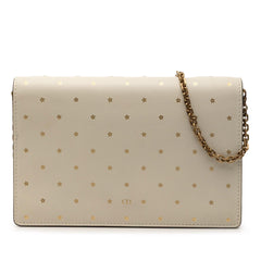Dior Stars Printed Calfskin Wallet on Chain