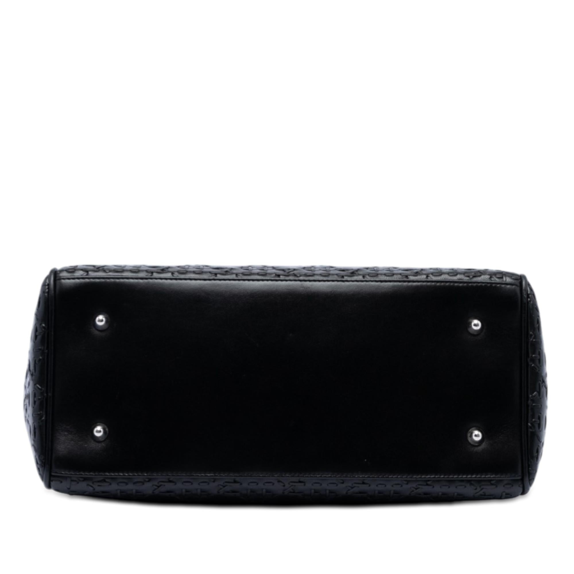 Dior Stitched Lambskin Cannage Handbag
