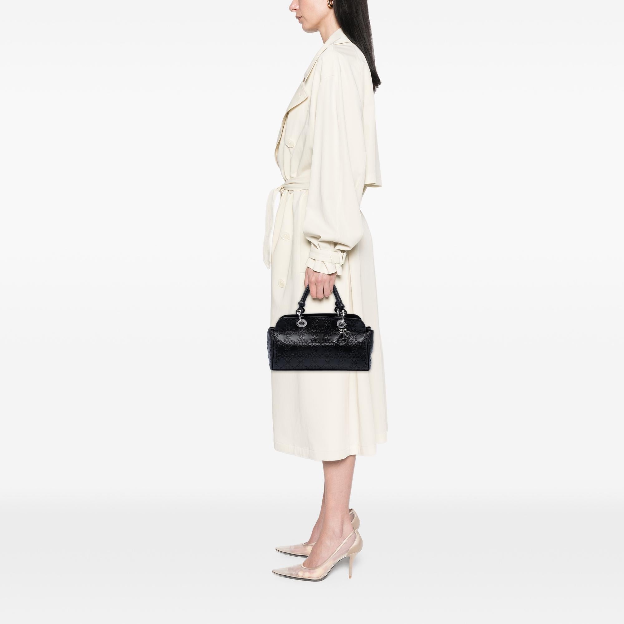 Dior Stitched Lambskin Cannage Handbag