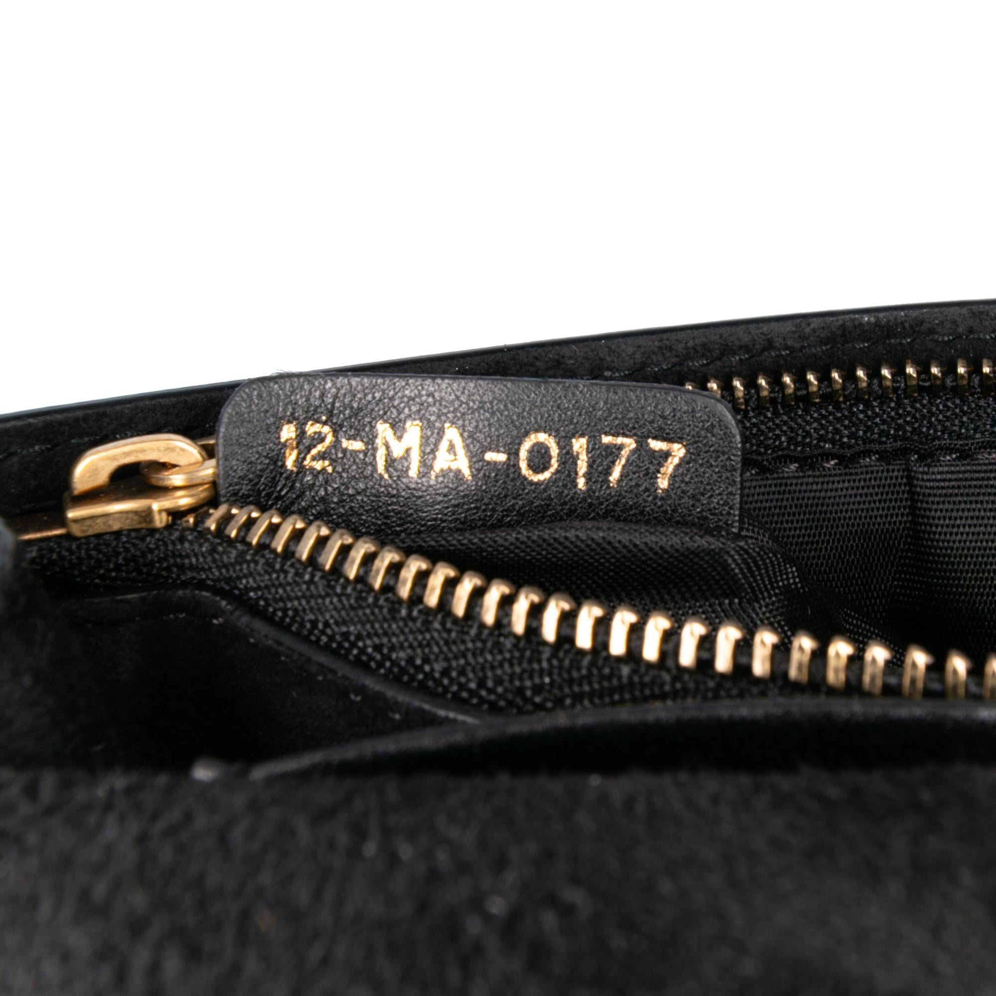 Dior Studded Calfskin Cannage Lady Dior Wallet on Chain