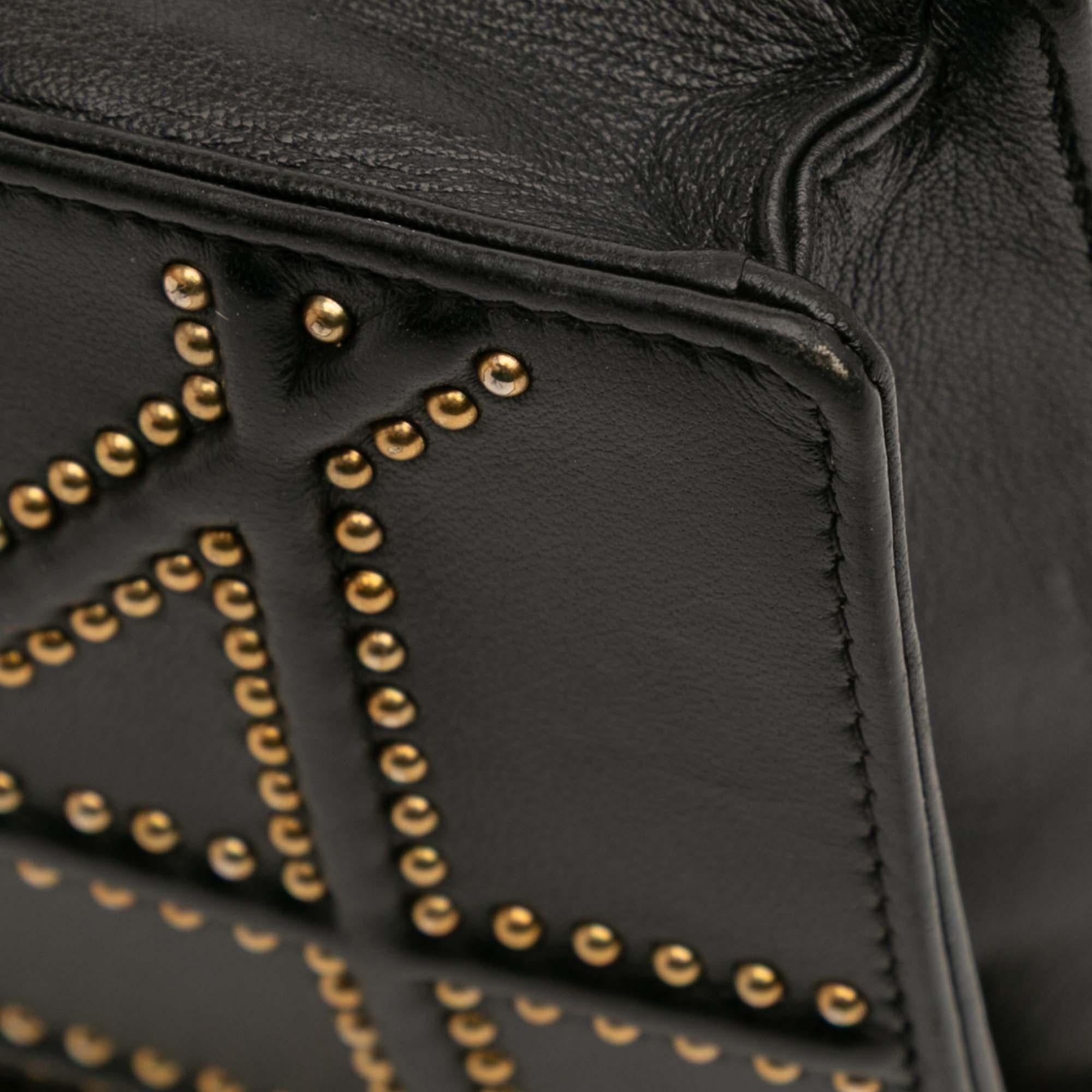 Dior Studded Calfskin Diorama Wallet on Chain