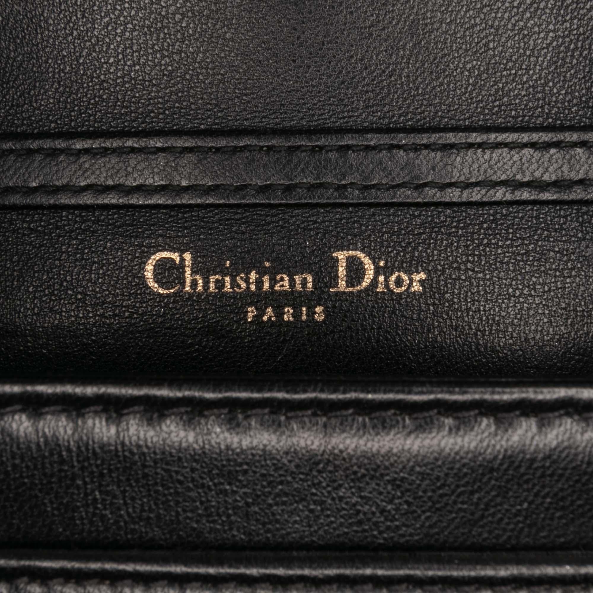 Dior Studded Calfskin Diorama Wallet on Chain