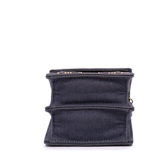 Dior Studded Denim Vertical Diorama Crossbody