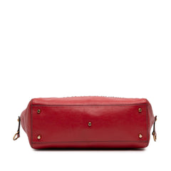 Dior Studded Goatskin Diorangeles Convertible Tote