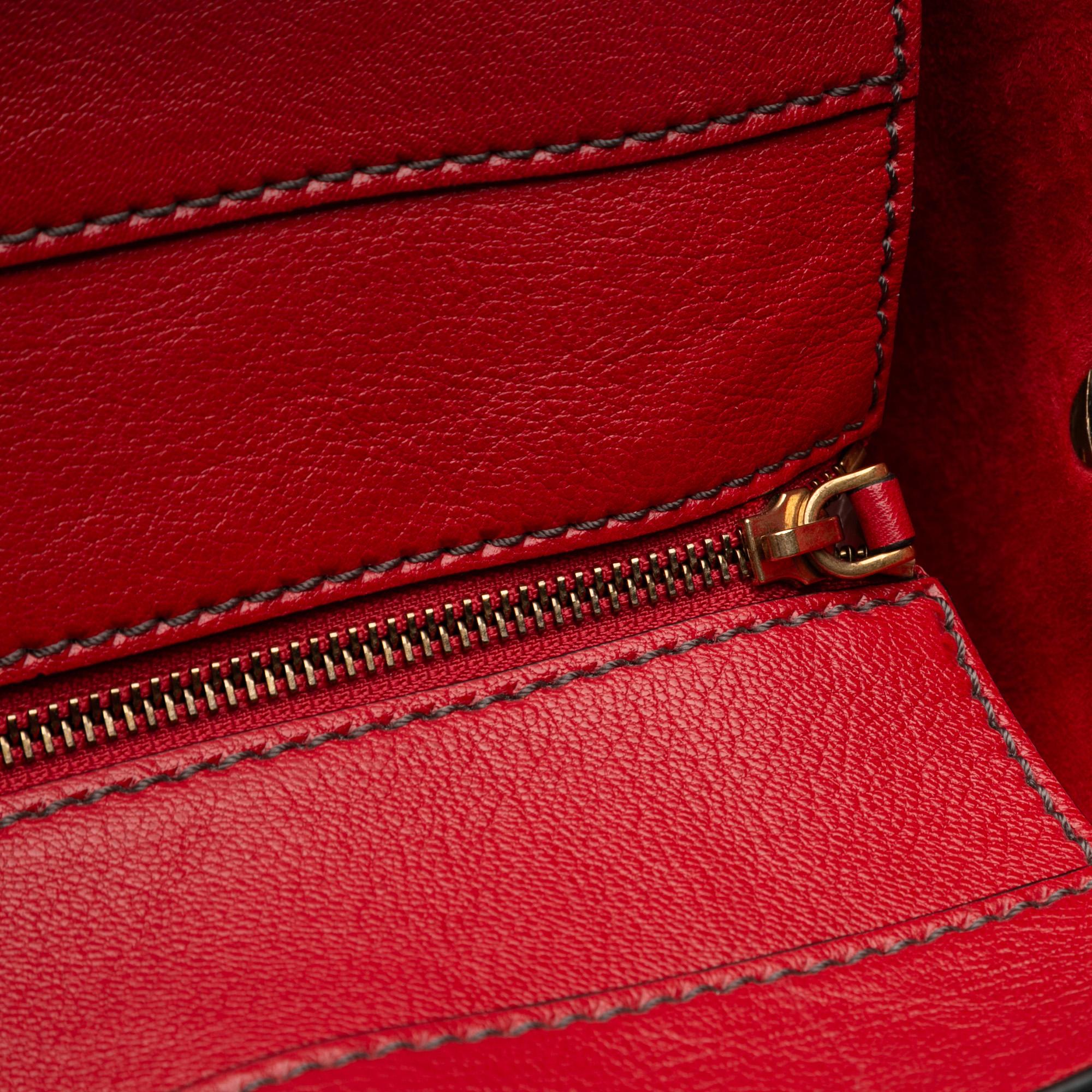 Dior Studded Goatskin Diorangeles Convertible Tote