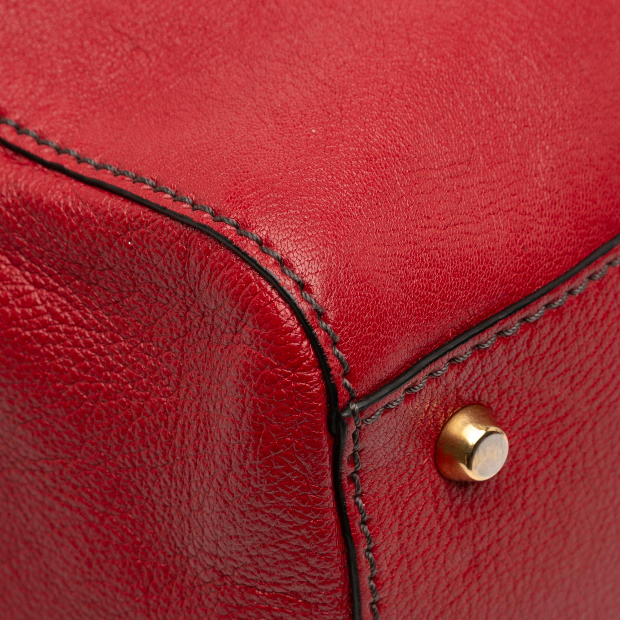 Dior Studded Goatskin Diorangeles Convertible Tote