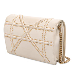 Dior Studded Lambskin Diorama Wallet on Chain