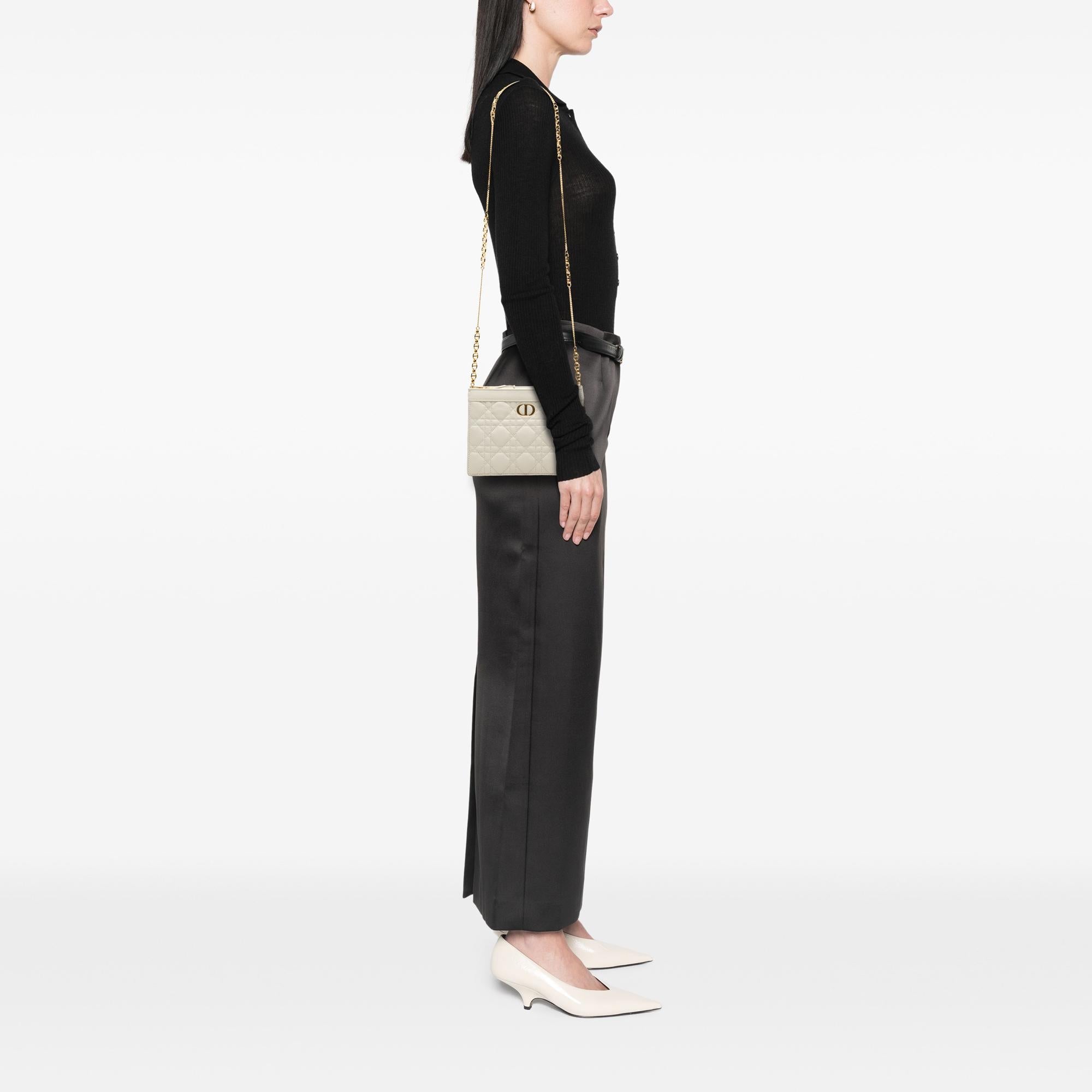 Dior Supple Cannage Calfskin Caro Every Dior Pouch