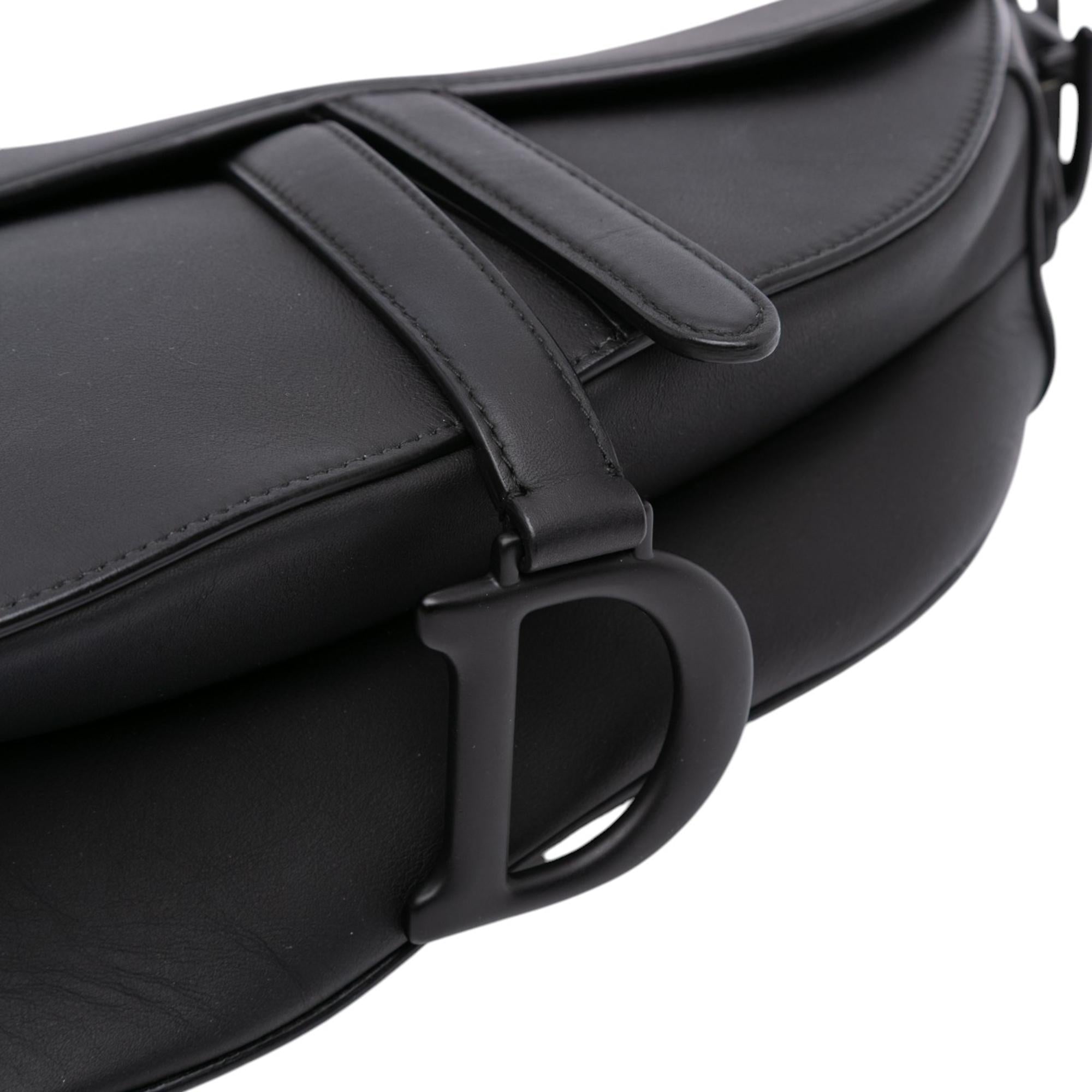 Dior Ultra Matte Calfskin Saddle Bag