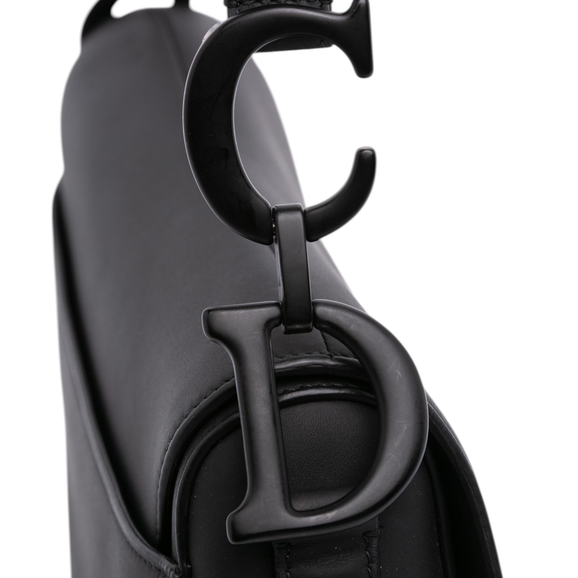 Dior Ultra Matte Calfskin Saddle Bag