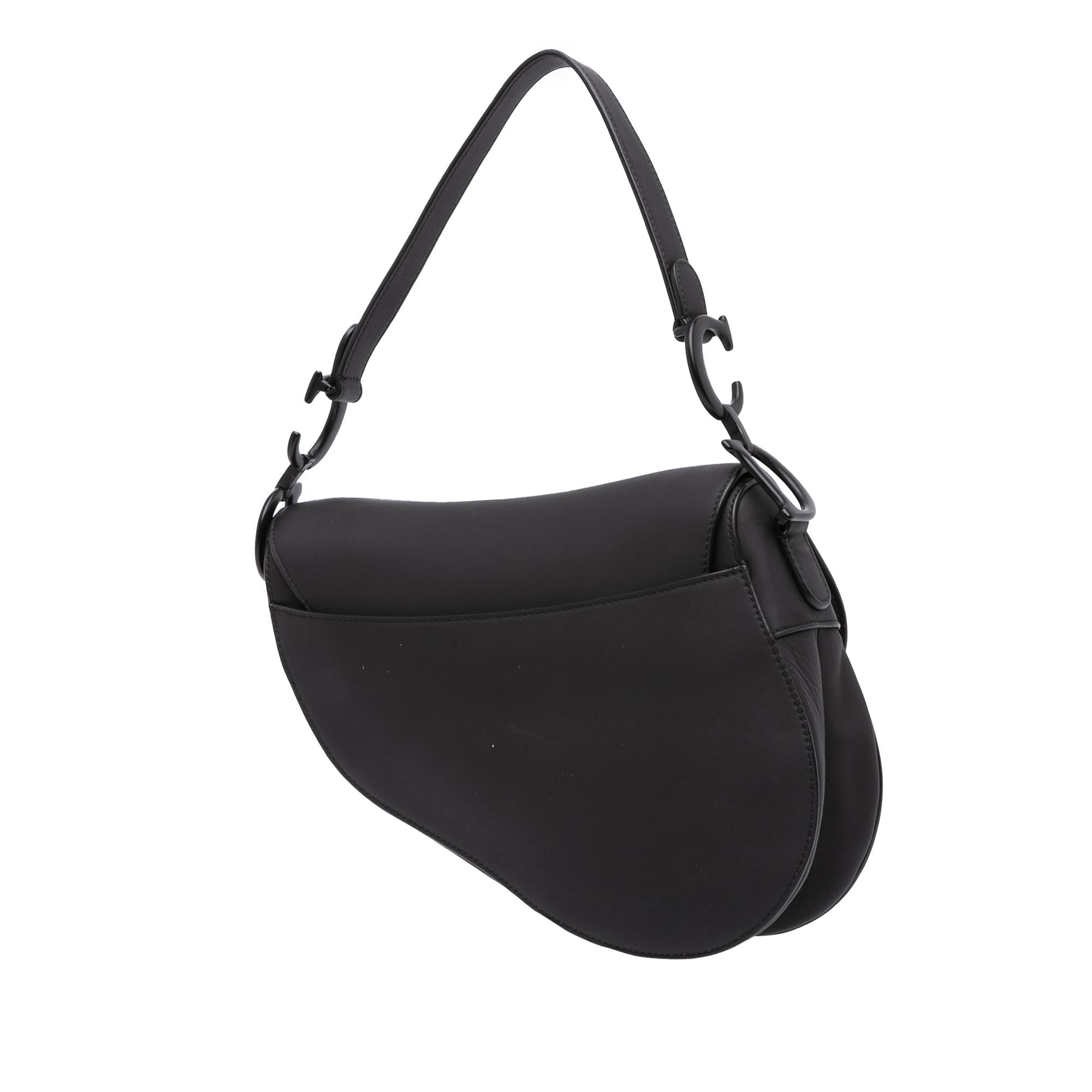 Dior Ultra Matte Calfskin Saddle Bag