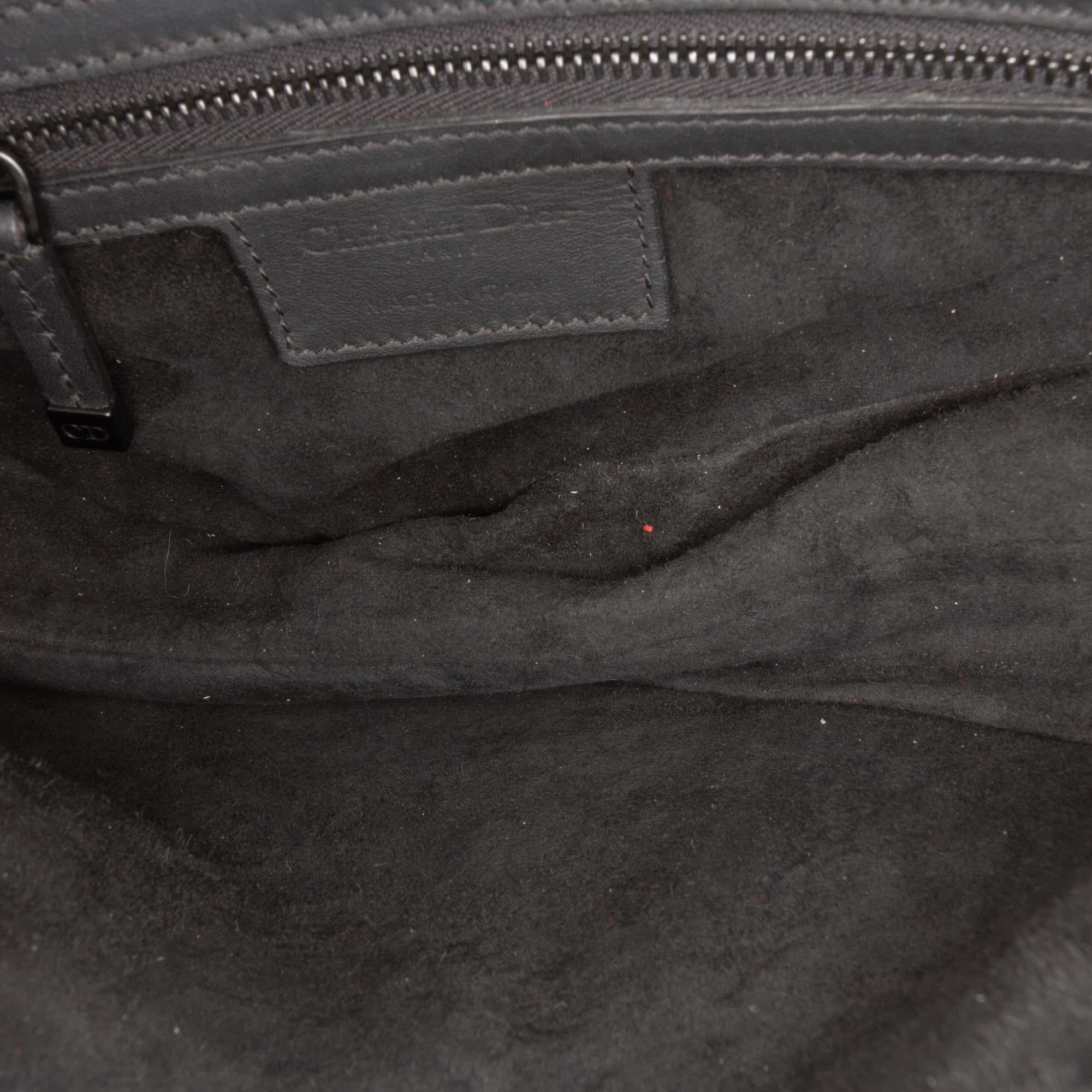 Dior Ultra Matte Calfskin Saddle Bag
