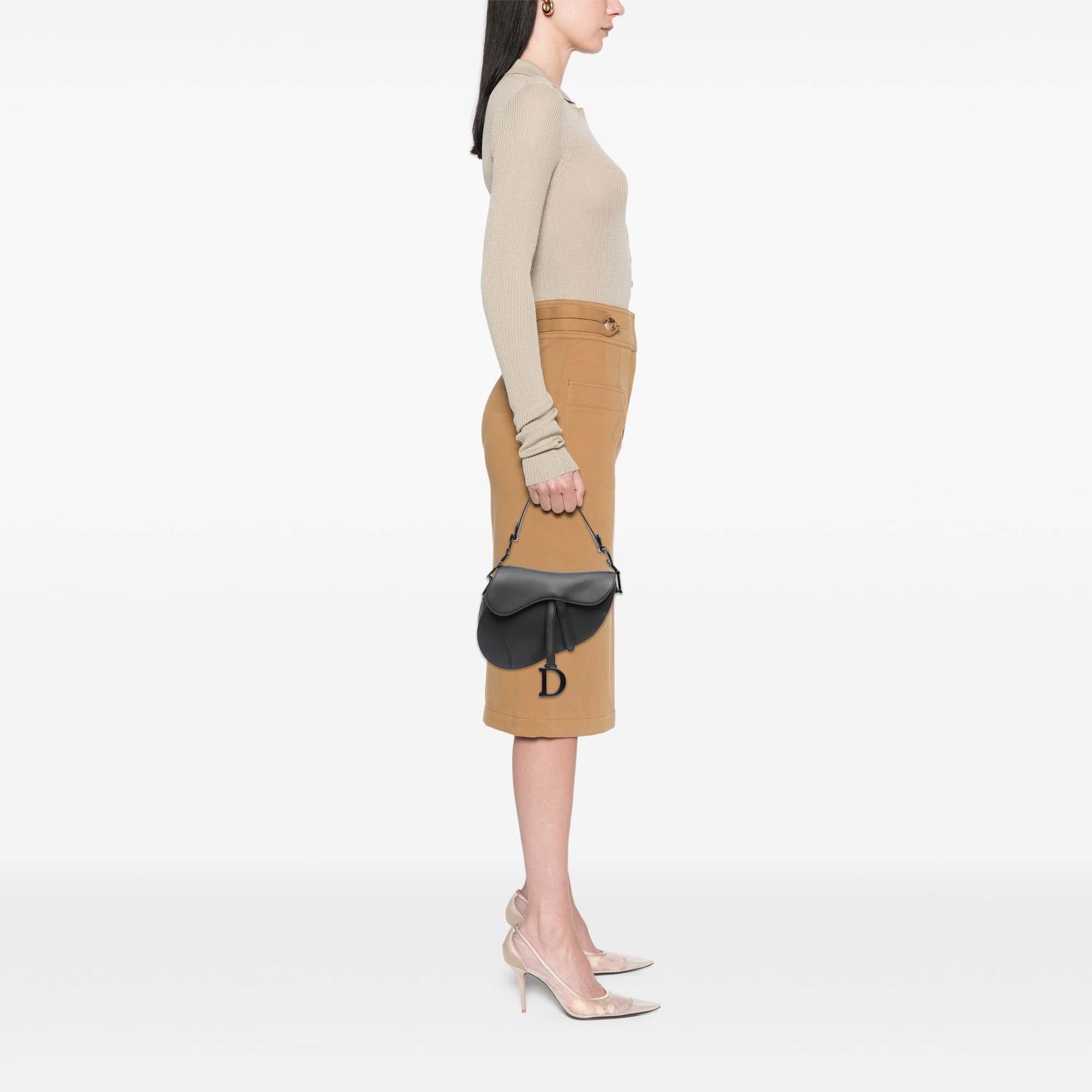 Dior Ultra Matte Calfskin Saddle Bag