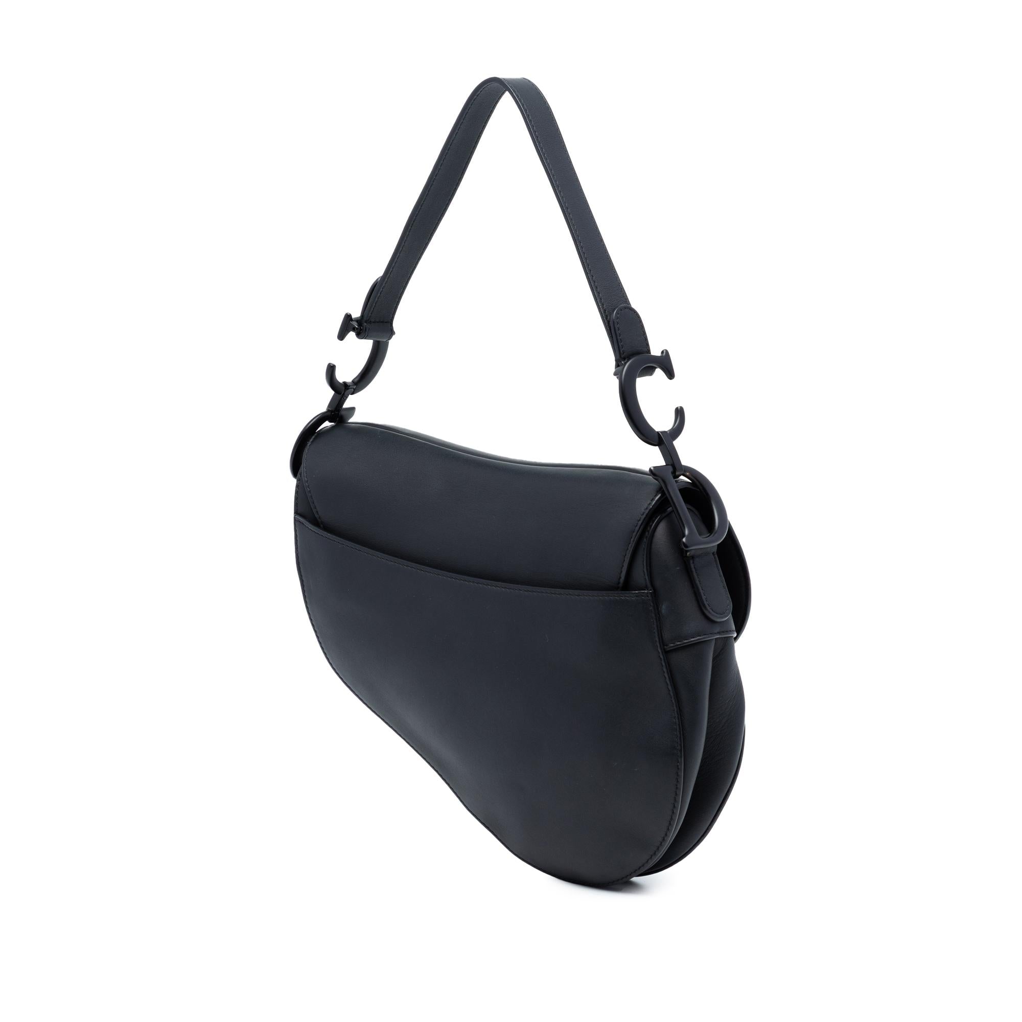 Dior Ultra Matte Calfskin Saddle Bag